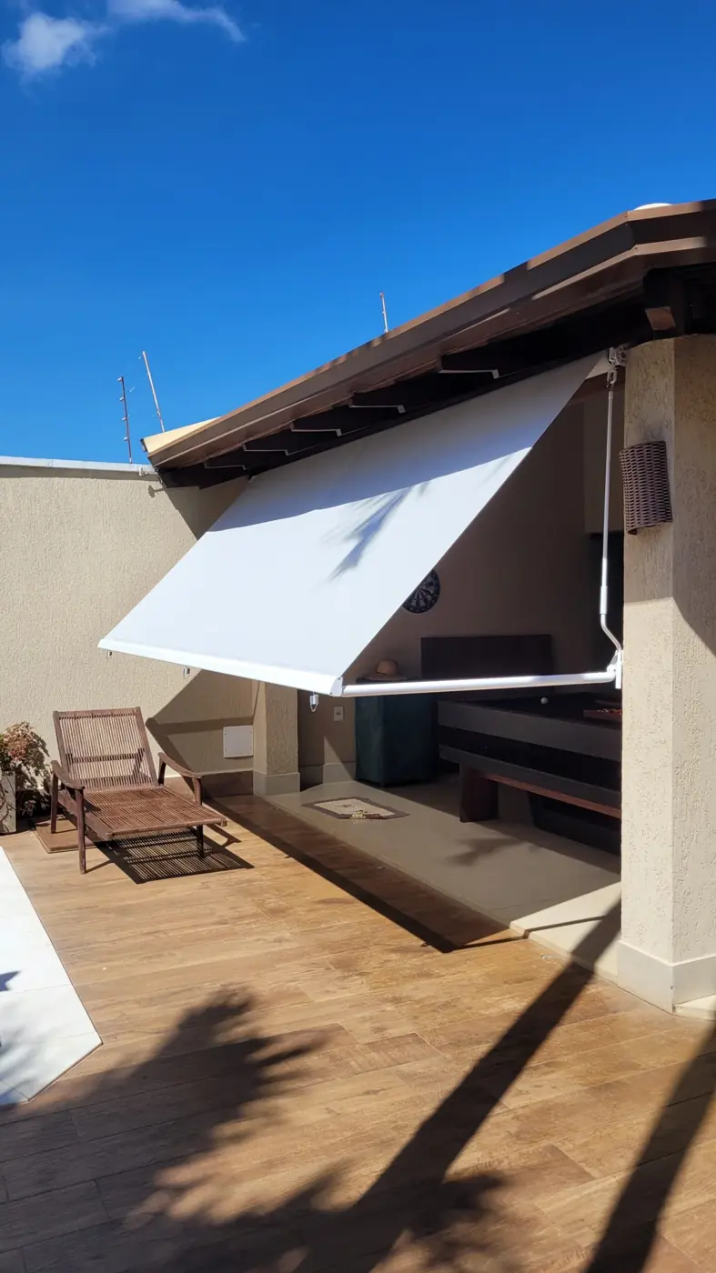 Toldo em área externa
