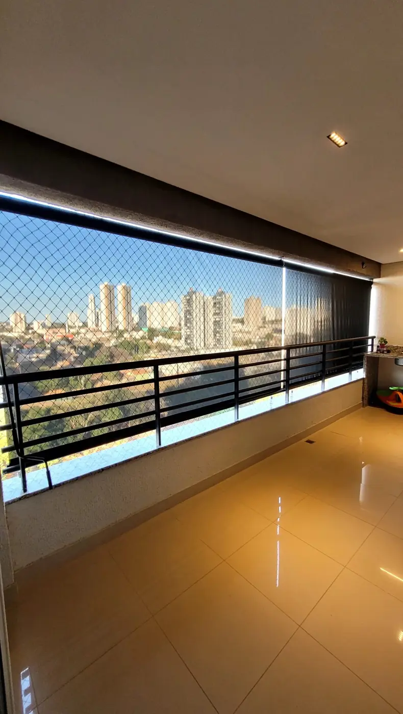 Varanda com vista para a cidade